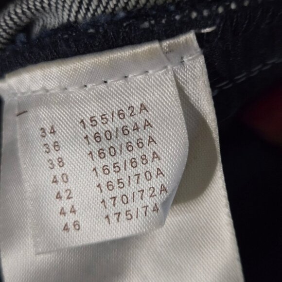 Louis Vuitton Straight Leg Dark Denim Jeans Flap Pocket Logo Size 44/10 - Picture 13 of 14